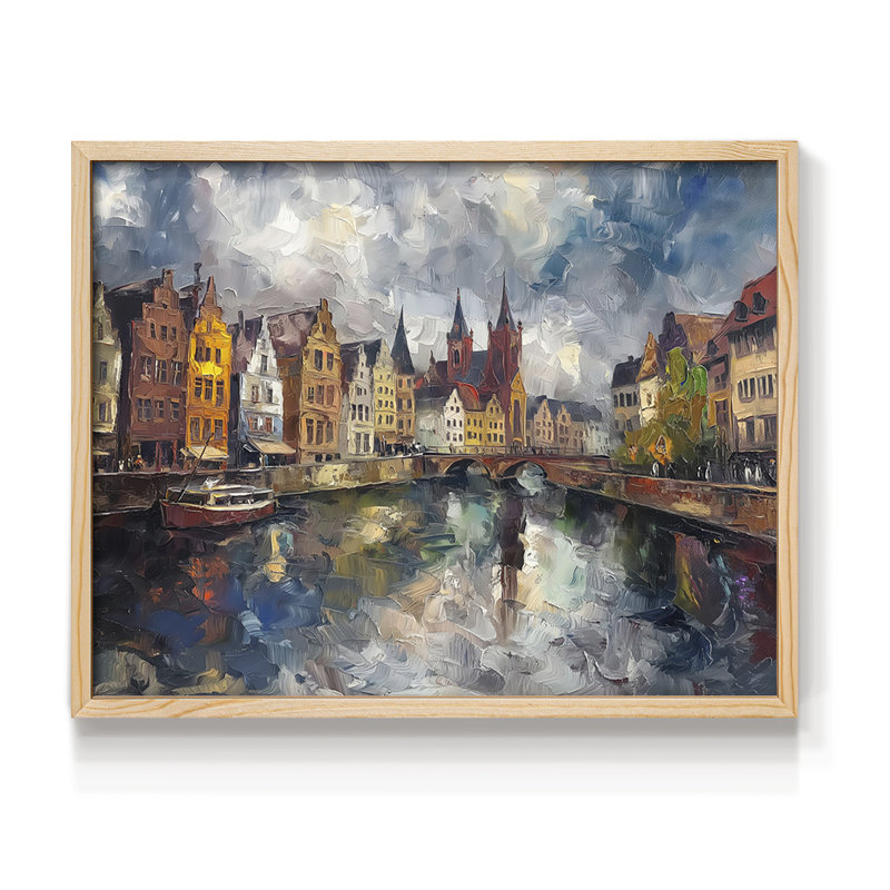 Winston Porter Landscape Series-CLI -Framed Print - Restickable